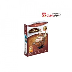 Cubic Fun - Puzzle 3D Nava Santa Maria 113 Piese foto