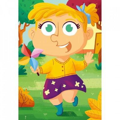 Puzzle Mix&amp;amp;Match Haine Colorate, 3X24 Piese foto