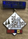 (H) Insigna Fruntas in Munca Patriotica, Perioada Comunista RSR, Colectie / Militaria / Istorie