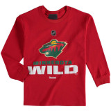 Minnesota Wild tricou cu măneci lungi pentru copii NHL Clean Cut - Dětsk&eacute; XL (14 - 16 let), Reebok