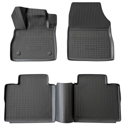 Set de 5 covorase cauciuc 3D stil tavita premium pentru Renault Espace V, 5 din 2015-2023 foto