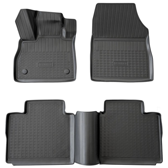 Set de 5 covorase cauciuc 3D stil tavita premium pentru Renault Espace V, 5 din 2015-2023
