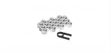 Cumpara ieftin Set capace cromate, ornament pentru prezoane, 17mm