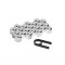 Set capace cromate, ornament pentru prezoane, 17mm
