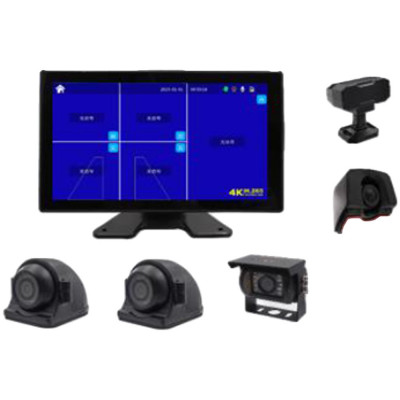 Aproape nou: Kit supraveghere video PNI TRK505 pentru camion DVR cu monitor LCD si foto