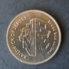 25 Pence "Silver Jubilee" 1977, Jersey - A 2988