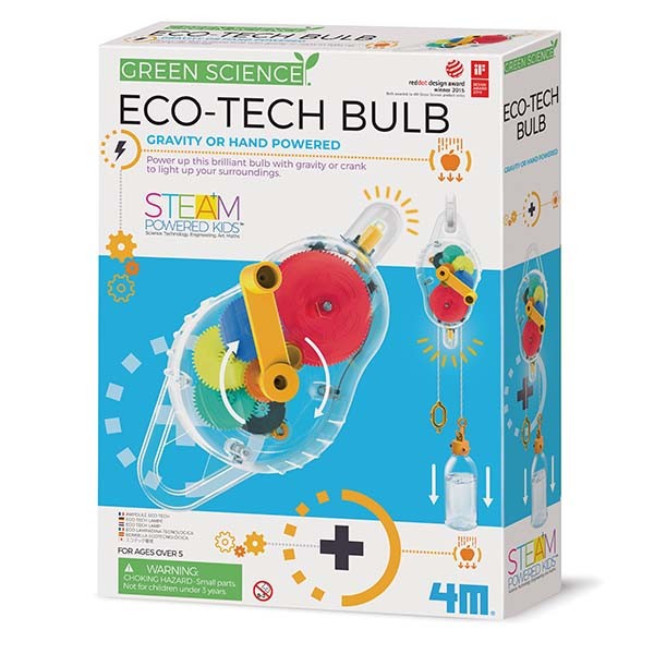 Kit constructie bec, Eco-Tech Bulb, Green Science, 4M