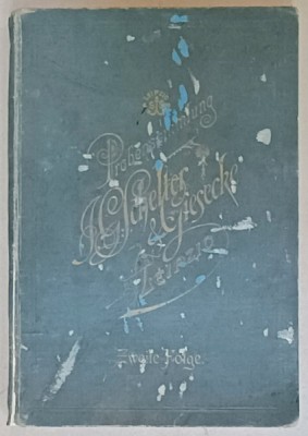 MUSTER - SAMMLUNG ( CULEGERE DE ORNAMENTE , CARACTERE DE SCRIS , VINIETE, ETC . ) , TEXT IN LIMBA GERMANA , 1894 foto