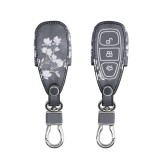 Husa Cheie Auto pentru Ford - 3 Butoane - Keyless Go, kwmobile, Piele ecologica, Multicolor, 43956.14