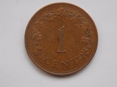 1 CENT 1977 MALTA foto