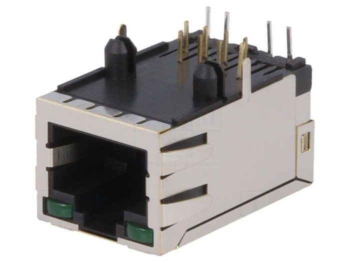 Conector RJ45 ecranat cu LED