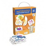 Puzzle educativ pentru copii 45 piese mari Matematica 88683 CWT