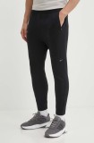 Reebok pantaloni de trening Active Collective culoarea negru, neted, 100075686