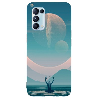 Husa compatibila cu Oppo A5 (2020) model Space Connection, Silicon, TPU, Viceversa foto