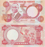 2005 , 10 naira ( P-25h ) - Nigeria - stare UNC