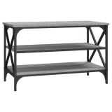 Cumpara ieftin Comoda TV, gri sonoma, 80x40x50 cm, lemn compozit