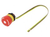 Comutator de Siguranță 22mm Roșu 2 NC NO