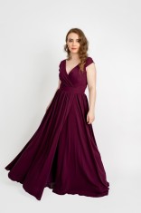 Rochie de ocazie lunga voal Selina - L(40)