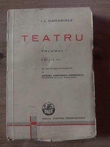 Teatru volumul 1 (ed. VII) - I. L. Caragiale foto