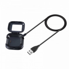 Cablu de incarcare Edman pentru Bratara Fitbit Versa, Negru