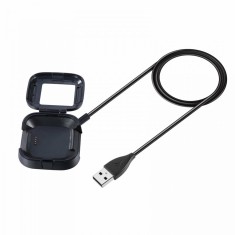 Cablu de incarcare Edman pentru Bratara Fitbit Versa, Negru