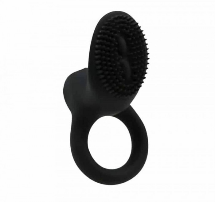 Inel Penis Cu Vibratii Cobra, Negru