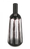 Cumpara ieftin Vaza flori sticla neagra transparenta Kirinda 13x38 cm