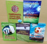 6 vol. fotbal Dan Claudiu Tanasescu (La marginea Europei, Din cronicile unui microbist, Campionatul Covid, Brazuca si ratangii, Cronici din oglinda)