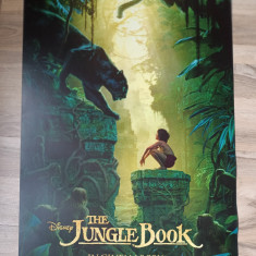 Afis film original cinema The Jungle Book 2016 Disney Mowgli poster de colectie