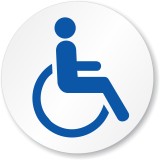 Eticheta persoana cu dizabilitati