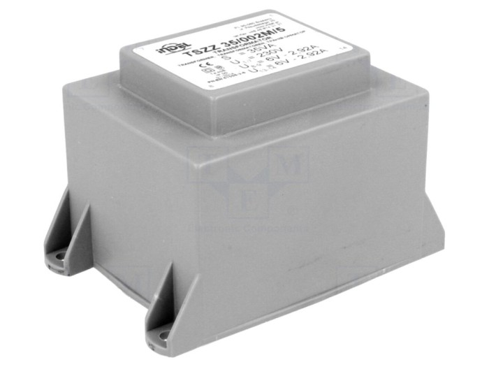 Transformator &icirc;ncapsulat 35VA 230V 6V PCB