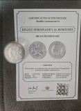 Medalie comemorativă Regele Ferdinand I al Rom&acirc;niei 100 ani de la &icirc;ncoronare