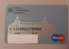 B12 93 - Card bancar foarte vechi - piesa de colectie