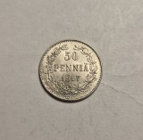 Finlanda 50 Pennia 1917 UNC