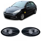 Indicator lateral din sticla clara negru, potrivit pentru Peugeot 107 206 SW CC 307 407 607, Toyota Aygo Performance AutoTuning