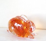 Cumpara ieftin Statueta cristal sommerso bule controlate -Iepuras- design Germano Padoan Granna