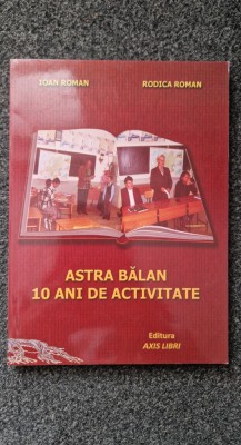 ASTRA BALAN 10 ANI DE ACTIVITATE foto