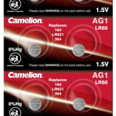 Baterii Ceas AG1 LR60 164 G1 1.5V 15mAh Camelion Blister 10