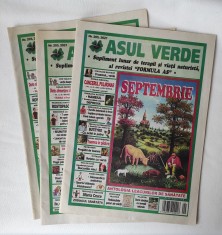 Revista Asul Verde, diverse numere