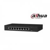 Switch 8 porturi gigabit Dahua PFS3008-8GT SafetyGuard Surveillance