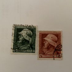 deutsches reich serie timbre stampilata
