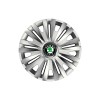 Set 4 capace roti Cu Inel Cromat Royal pentru gama auto Skoda, R15