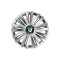 Set 4 capace roti Cu Inel Cromat Royal pentru gama auto Skoda, R15