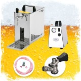 Set complet dozator bere PYGMY 25, 1 linie răcire uscată, 35 l/h, Green Line, Cuplă butoi Type D