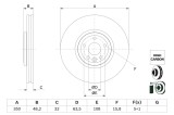 BOSCH 0 986 479 G33 Disc frana