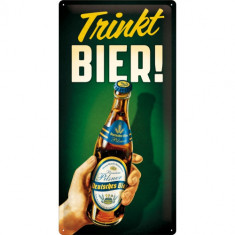 Placa metalica - Beer - 25x50 cm foto