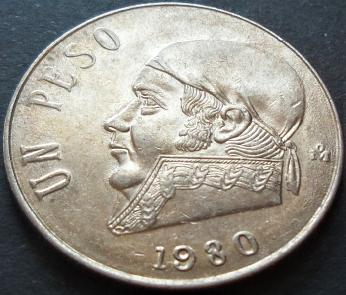Moneda EXOTICA 1 PESO - MEXIC, anul 1980 * cod 2927