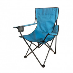 Scaun pliabil pentru camping si pescuit, 82 x 50 x 80 cm, suport pentru pahare