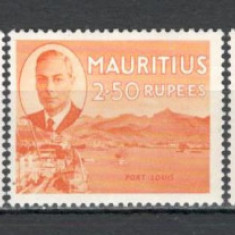 Mauritius.1950 Regele george VI si motive traditionale 5 buc. MX.11