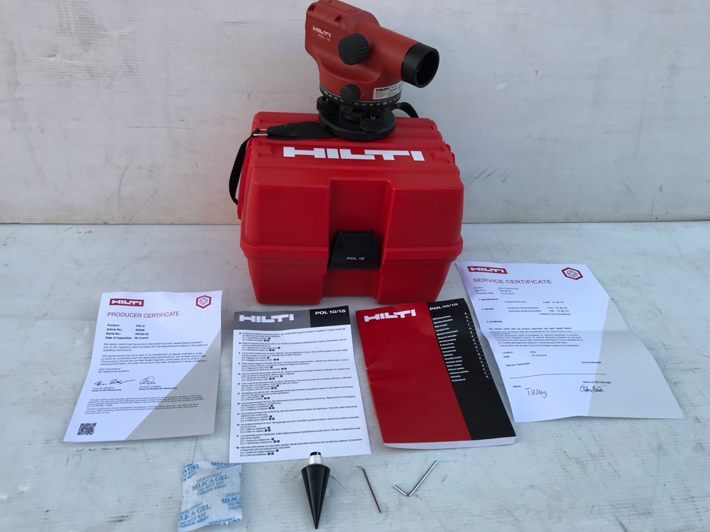 HILTI POL 10: Niveau optique EXCELLENT ETAT